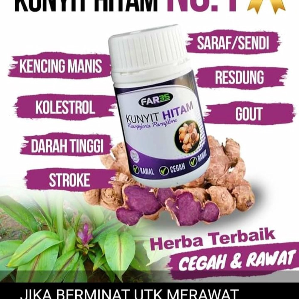 KUNYIT HITAM FREE GAMAT MURAH DIJAMIN ORIGINAL - Image 2